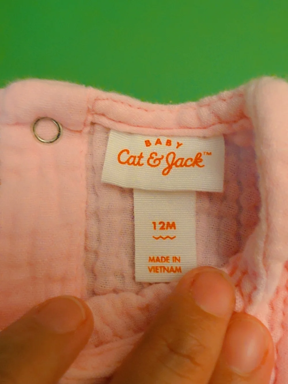 Cat & Jack White Embroidered Top with Yellow and Pink Rompers